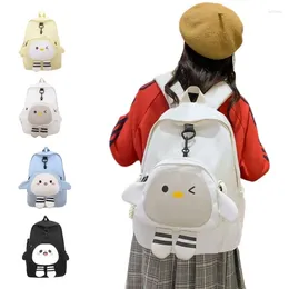 Backpack Cute Ultra Light College Style High Aesthetic Elementary School Bookbag Detachable Chest Bag Kindergarten Schoolbag For Toddlers