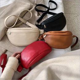 Waist Bags Designer Women Bag High Quality Soft Leather Fashion Chest Female Shoulder Ladies Fanny Pack