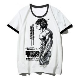 baki t shirt men graphic anime streetwear aesthetic t shirt couple clothes aesthetic 240118