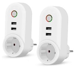 USB Charger Socket Wifi Smart Plug Wireless Power Outlet Remote Control Timer eWelink Alexa Google Homea406251389