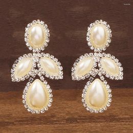 Stud Earrings Wedding Bridal Small Fragrance Temperament Pearl Rhinestones Exquisite And Accessories