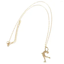 Pendant Necklaces Gymnastics Necklace Decorative Chain For Men Women Creative Novelty Keepsake