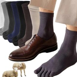 Men's Socks Fashion Men Cotton Toe Breathable Short Ankle Crew Sport Running Unisex Solid Colour Middle Tube Home Floor Stockings