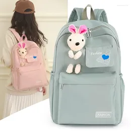 School Bags Middle Schoolbag Large Capacity Backpack Youth Travel Lightweight Junior High Girls