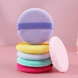 Makeup Sponges 6PCS Loose Powder Puff Professional Round Shape Soft Sponge Velvet Facial Foundation Beauty Cosmetic Tools