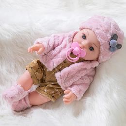 12inch Unfinished Reborn Doll Fashion Dress Up Vinyl Simulation Baby Soothing Blank DIY Toy Children Birthday Gifts 240122