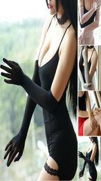 Five Fingers Gloves Sheer Seamless Long Affordable Luxury Smooth Pantyhose Tights Stockings Black White Beige Gray9926427