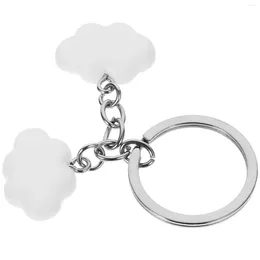 Keychains Hammer Key Ring For Women Backpack Pendant Metal Keyring Bag Cloud Wallet Purses