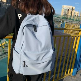 School Bags Female Fashion Backpack High Capacity Waterproof College Schoolbag Canvas Women Laptop Bag Teen Girl Travel Book