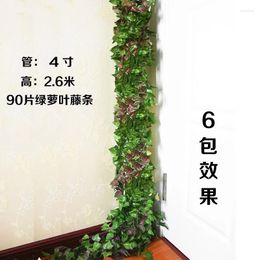 Decorative Flowers Wire Covering Heating Air Pipe Covers Indoor Column Water Fire Material Wall Corner