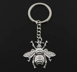 Fashion Hornet Honey Bee 40x38mm Pendant 30mm Key Ring Chain Bronze Silver Colour Men Car Gift Souvenirs Keychain Drop6209662