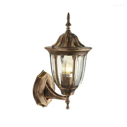 Wall Lamps European Style Courtyard Door Pillar Outdoor Waterproof Corridor Exterior Retro Lamp