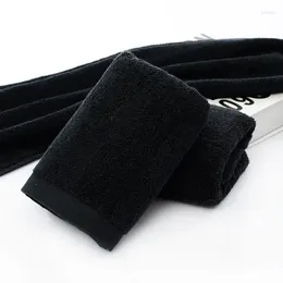 Towel Thick Cotton Black Terry 34 72cm 50 80 Cm Face Logo Embroidery Is Available