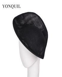 2018 New design Imitation SINAMAY 30CM black derby big Fascinator Base women wedding hat headpiece party church DIY hair accessori9297131