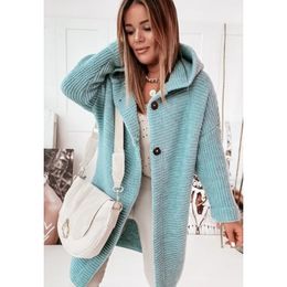 2023 Loose Cardigan with Hood Soft and Comfortable Knitwear for Women Great Everyday Wear 240127