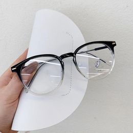 Sunglasses Frames Style Women's Eyeglasses TR90 Material Anti Blue Light Women Glasses Rivets Decoration Men's Frame