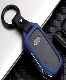Car Galvanzed Alloy Key Cover Shell Pocket For KIA Sportage Ceed Sorento Cerato Forte 2021 Smart FOB Case Accessories Keychains7829299
