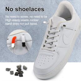 10 Pair Quick Safety Flat Shoelace Kids And Adult Unisex Lazy laces No Tie Shoe laces Elastic Shoelaces Outdoor Leisure Sneakers 240130