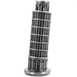 Garden Decorations Leaning Tower Of Model Italy Crafts Decor Mini Italian Building Home Statue Exquisite Models