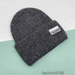 New minimalist design brimless hat rabbit hair knitted hat winter warmth ear protection wool hat 40SP4