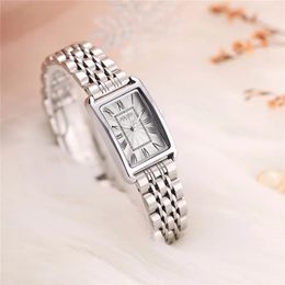 Luxus klassische Damenuhr Japan Movt Lady Hours feine Mode Edelstahl Armband Uhr Mädchen süßes Geschenk Julius Box 240202