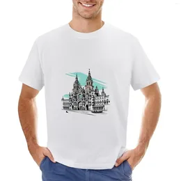 Men's Polos Cathedral Spain T-shirt Blanks For A Boy T Shirt Men