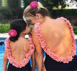 Flower Girls swimwear kids swimwear mommy and daughter matching outfits family matching outfits Mother and Daughter bikini Swimsui5711447