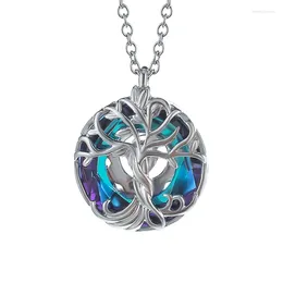 Pendant Necklaces Cremation Jewellery Tree Of Life Urn Necklace For Men Women Keepsake Memorial Ash Gifts Ashes Holder