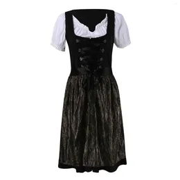 Casual Dresses Women Ladies Beer Maid Authentic Dressess German Dirndl Oktoberfest Costumes Party Halloween Fancy Festival Costume