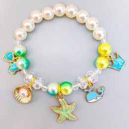 Strand Children Beads Bracelets Elephant Cartoon Pendant Christmas Presents Fashion Kids Jewelry