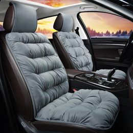 Car Seat Covers Plush Cushion Universal Winter Warm Cover Fits 99% Of Cars Protector Interior Accessories