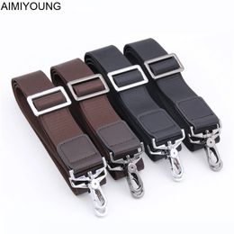 AIMIYOUNG Bag Straps Strong Hook Nylon Belt Men Shoulder Strap Handbag Briefcase Wide Long Replacement Accessory 240202