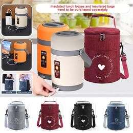 2 Litre USB Electric Heated Lunch Box Stainless Steel Food Warmer Bento Lunch Box Container Office Worker Student Cooler Bag 240118