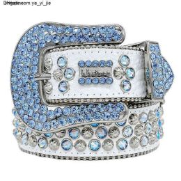 Cintura 2022 Designer Bb Simon Cinture per uomo Donna Cintura con diamanti lucidi cintura bianca uomo boosluxurygoods 252512