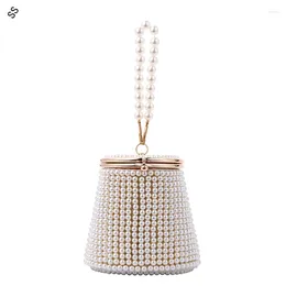 Waist Bags Pearl Bag Network Red Mini Portable Evening Niche Diy Bucket Women