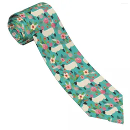 Bow Ties Men's Tie Cartoon Flower Cow Neck Funny Cool Fashion Collar Custom Daily Wear Great Quality Necktie Accessories