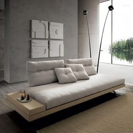Camp Furniture Modern Minimalist Size Living Room With Italian Light Luxury Style Fabric Sofa Combination Customization
