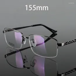 Sunglasses Frames Oversized Eyeglasses Men Big Wide Face Glasses Frame Man Semi Rimless Eyewear Spectacles For Myopia Diopter