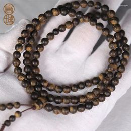 Strand Daragan Agarwood 108 Bracelets Collectible Fidelity Buddha Beads Prayer Men's And Women's