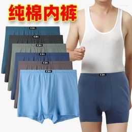 Women's Sleepwear Men's Underwear Pure Cotton Middle-aged And Elderly High Waisted Enlarged Flat Corner Pants Supermarket Special Price