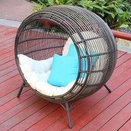 Camp Furniture Lounge Chair Outdoor Rattan Bed Bird's Nest Courtyard Balcony Birdcage