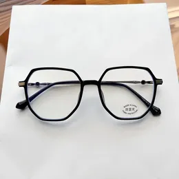 Sunglasses Frames TR90 Material Woman Glasses Polygon Shape Blue Light Blocking Men Frame Fashion Style Computer