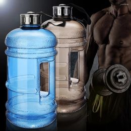 Water Bottles 2.2/2.5L Large Capacity Bottle Outdoor Leak-proof Sports Fitness Gym Training Tonne Cup Shaker With Portable Handle