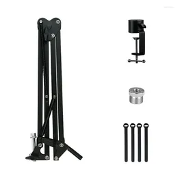 Microphones 360 Degree Heavy Duty Microphone Holder Suspension Boom Scissor Long Arm Stand Support For Voice Recording