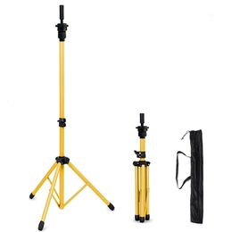 Simnient Adjustable Tripod Stand Holder Mannequin Head Tripod Hairdressing Training Head Holder Top Selling Hair Wig Stands Tool 240118