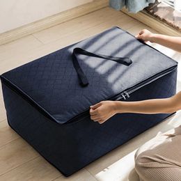 Thickened Non-Woven Storage Bag Quilted Clothes Arrangement Breathable Dust Bag Clothing Moisture-Proof Storage 240129