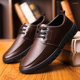 Dress Shoes Outdoor Walking Casual Mens Leather Low Price Tenis Masculino Designer Loafers Non-slip Driving Formal Work
