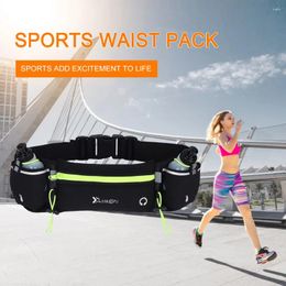 Outdoor Bags Hydration Running Belt With Bottles Multiple Pockets Water Bottle Holder Adjustable Strap Fanny Pack For Hiking Climbing