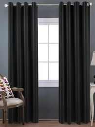 Blackout Curtain For Bedroom Opaque Blinds Curtain for Window Living Room Kitchen Treatment Ready Made Small Drapes High Shading 240118