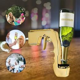 Champagne Gun Wine Sprayer Pistol Beer Bottle Durable Spray Gun Version Stopper Ejector Kitchen Bar Tools Wine Accessories Alloy 240124